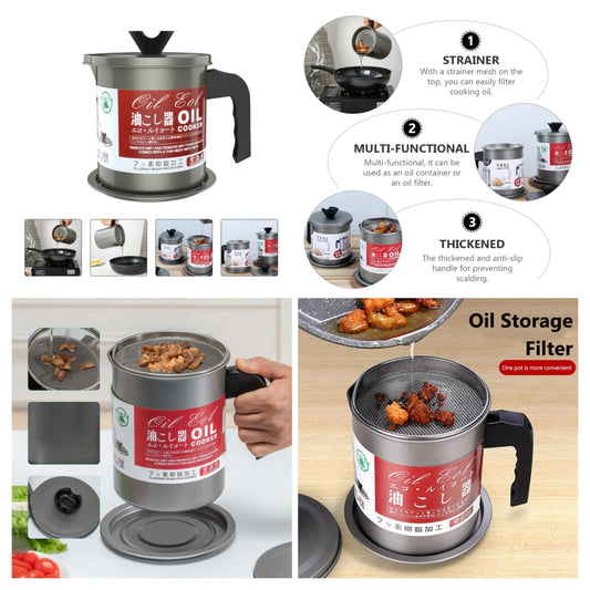Stainless Steel Oil Filter Pot