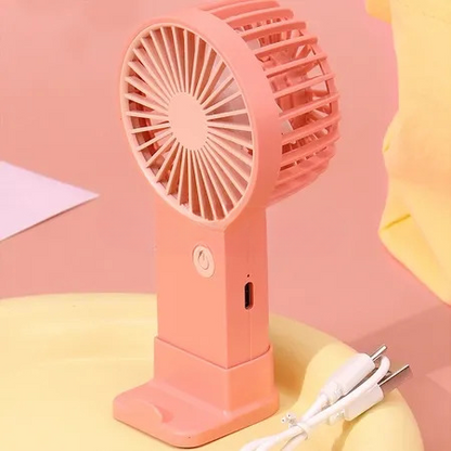 Portable Mini Rechargeable Fan – Single Speed